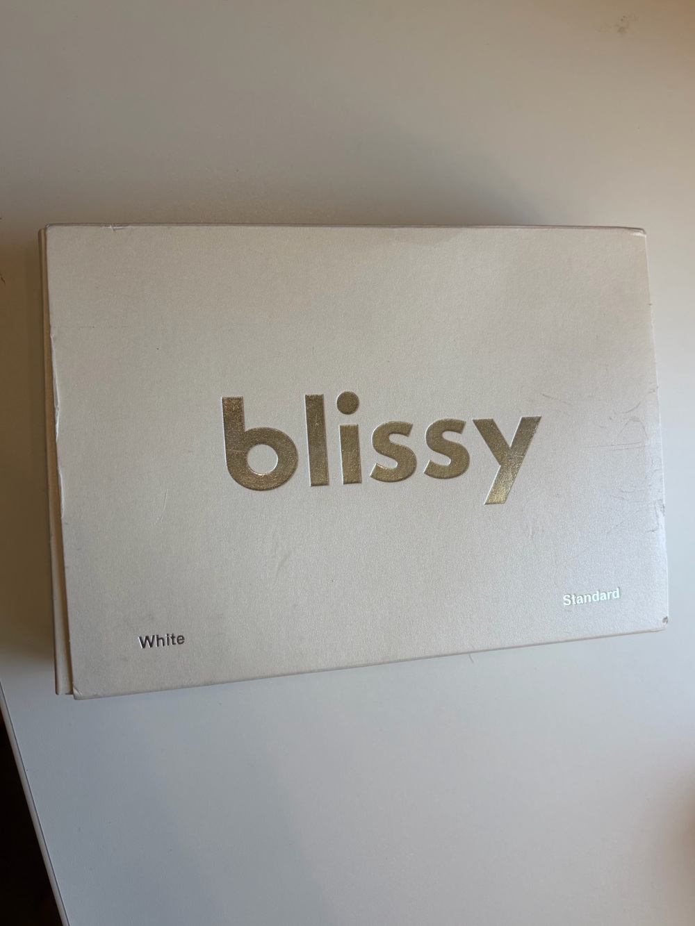 Blissy Satin Pillowcase - white